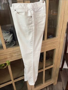 J. Jill Women's Slim Cropped Skinny Jeans in White